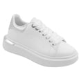 thumbnail image 1 of Tenis con cordones Exterior Piel vegana Color Blanco Para Mujer De RBCOLLECTION, 1 of 3