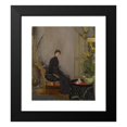 thumbnail image 2 of Tom Roberts 15x17 Black Modern Framed Museum Art Print Titled - Mrs L. A. Abrahams, 2 of 5
