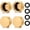 4 Pack, variant on 3/4"Garden Hose End Caps,Brass Garden Hose Cap with Washers,Female End Cap 2 Pack