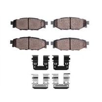Rear Brake Pad Set - Compatible with 2005 - 2014 Subaru Outback 2006 2007 2008 2009 2010 2011 2012 2013