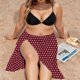 thumbnail image 5 of TaTaai Women Solid Color Sheer Chiffon Beach Cover Up Wrap Sarong Long Skirt with Tie Waist Lightweight Flowy Dress for Swimwear Vacation Pool Party Wear Gift, 5 of 9