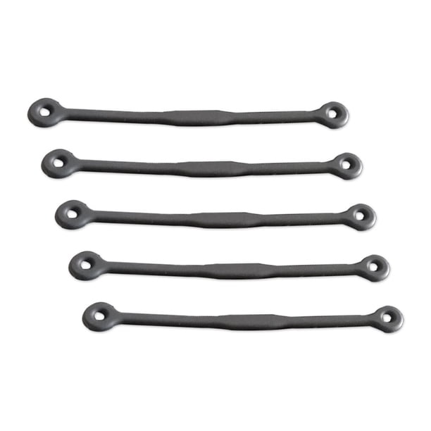 Sonducket Paquete de 5 amortiguadores de tenis, accesorios deportivos, suministros de repuesto para deportes profesionales, repuestos deportivos, Tenis Negro