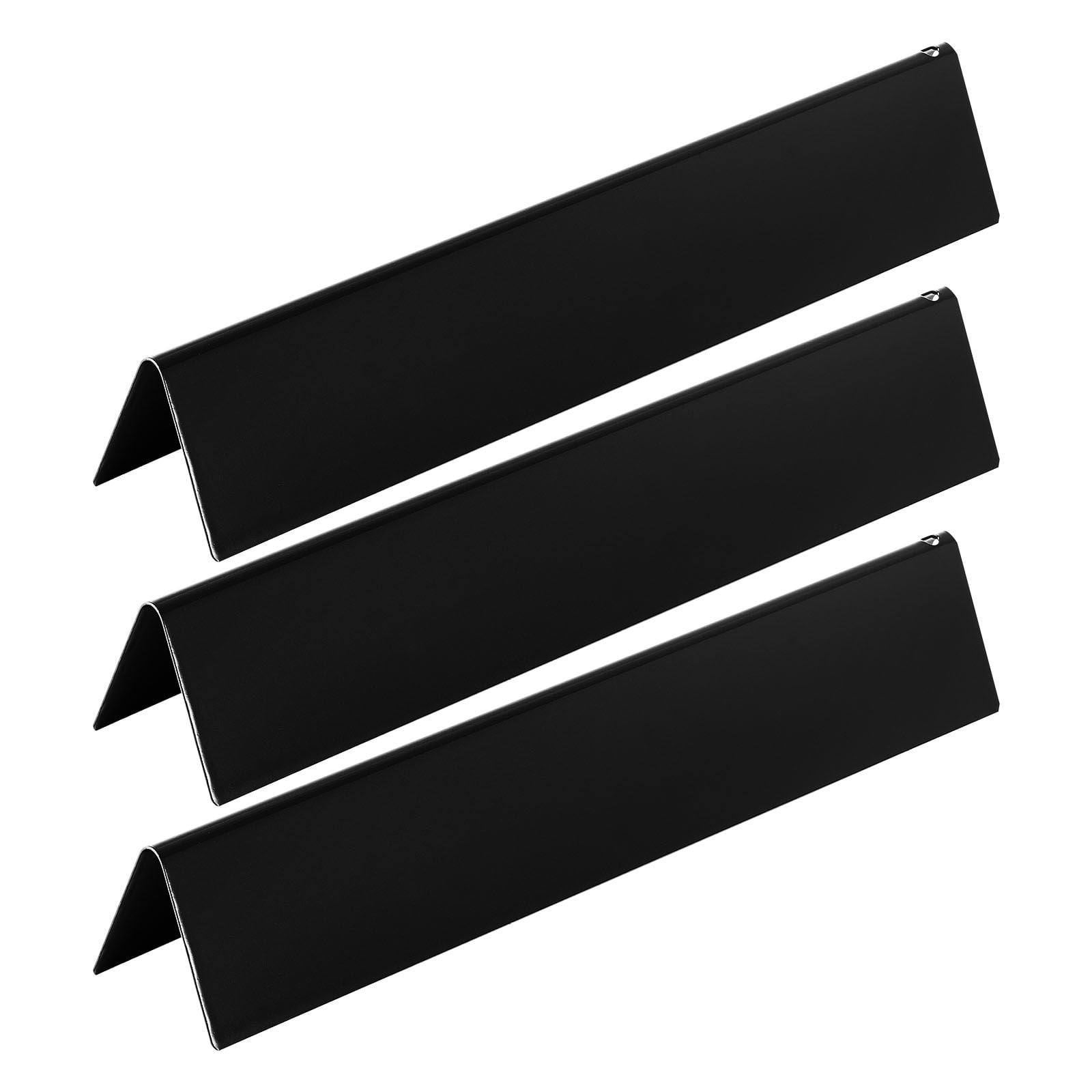 5-Pack Heavy-Duty Flavorizer Bars, Black Porcelain Enameled Steel, Compatible with Weber Spirit 300 & Spirit II 300 Series Gas Grills (2013+), Heat Distribution & Smoky Flavor