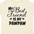 thumbnail image 4 of Inktastic My Best Friend is My Pawpaw with Hearts Boys or Girls Toddler T-Shirt, 4 of 5