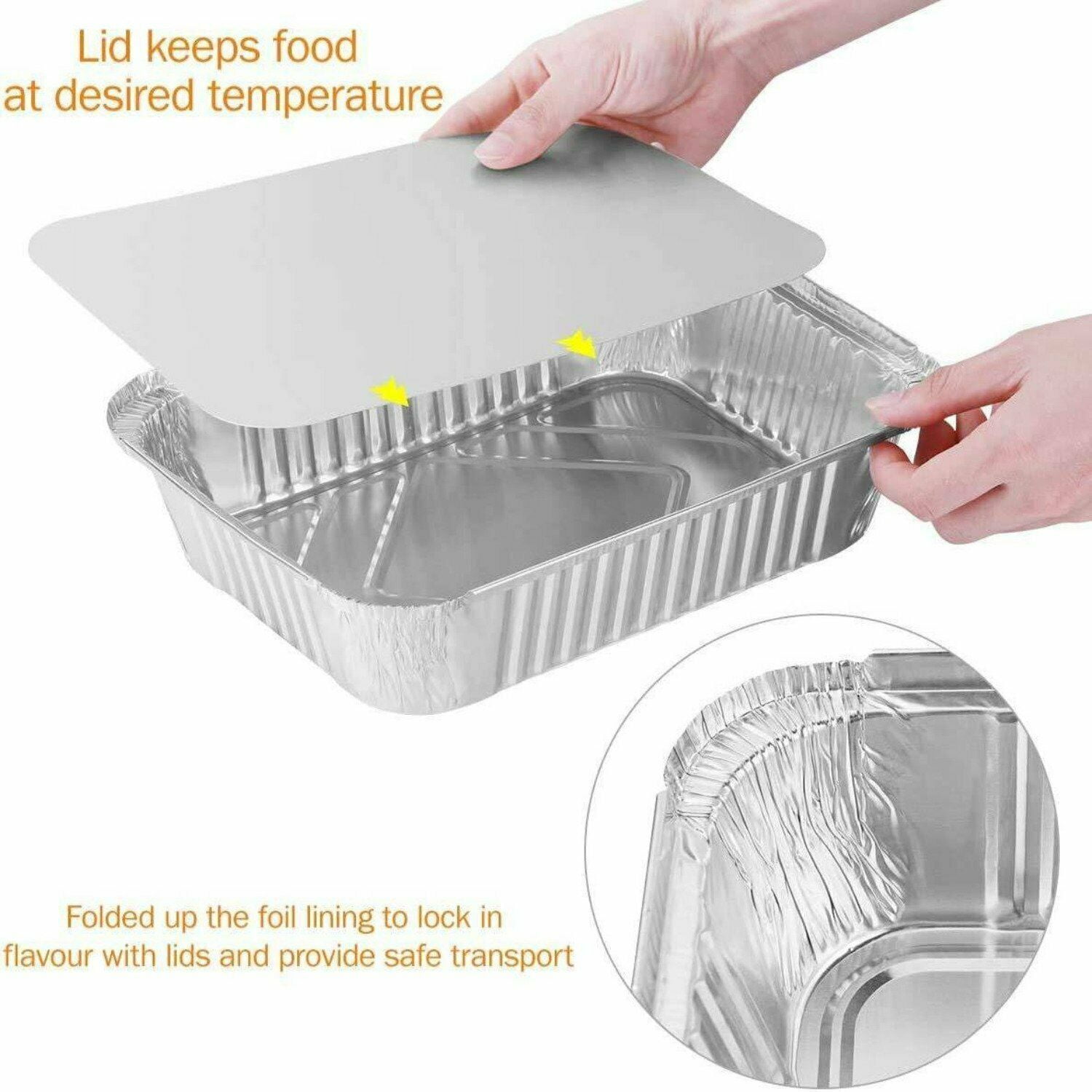 Disposable Aluminum 1Lb Oblong Foil Pan 5 x 4 – OnlyOneStopShop