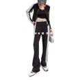 thumbnail image 5 of Otoño nueva ropa deportiva moda casual rayón capa de aire traje de dos piezas estilo occidental moda pequeña, 5 of 5