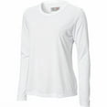 thumbnail image 4 of A4 Women's Long Sleeve Cooling Performance Fastpitch Softball Crew T-Shirt White L, 4 of 9