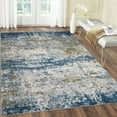 thumbnail image 4 of CAROMIO Modern Abstract Rug Washable Rug Soft Bedroom Area Rugs Non Slip Throw Rug Contemporary Rug for Playroom Living Room Dining Room, 8' x 10' Blue, 4 of 5