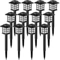 thumbnail image 1 of 12pcs Solar Pathway Lights Outdoor Garden Walkaway Lights Waterproof Cold Light, 1 of 2