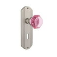 thumbnail image 2 of Nostalgic Warehouse Decwap_Psg_234_Kh Deco Solid Brass Rose Passage Door Knob Set - Chrome, 2 of 7