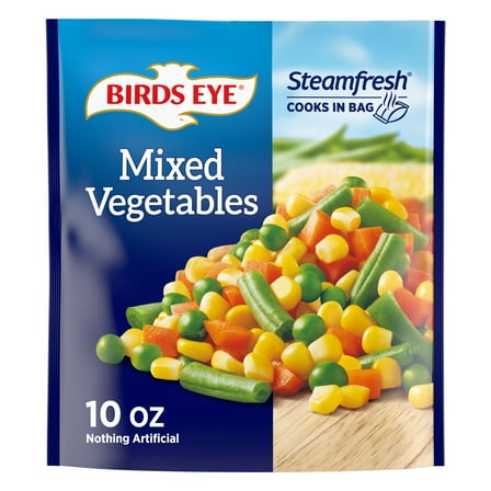 Birds Eye Steamfresh Mixed Vegetables, Frozen Vegetables, 10 oz. Bag