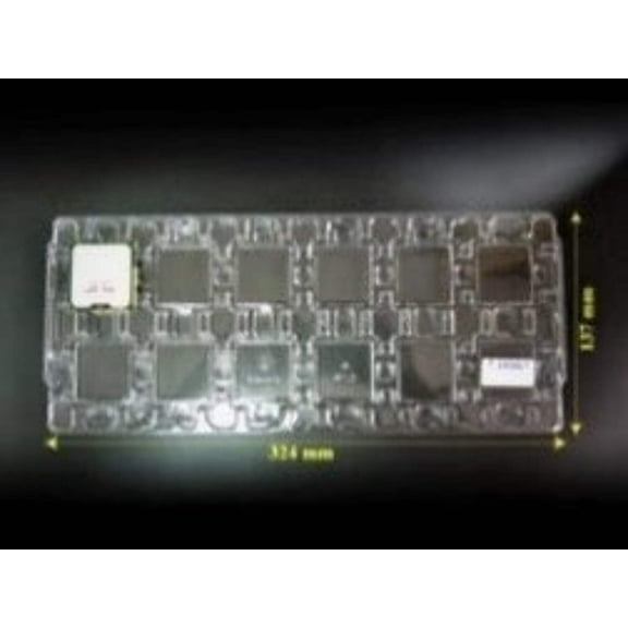 12-Count Intel E5 LGA1366 (Socket B) LGA1356 (Socket B2) CPU Processor Tray / 45mm x 42.5mm Slot Size / 2 x 6 Tray Config (CASE OF 200 UNITS) / Part Number: TSS-2015-004