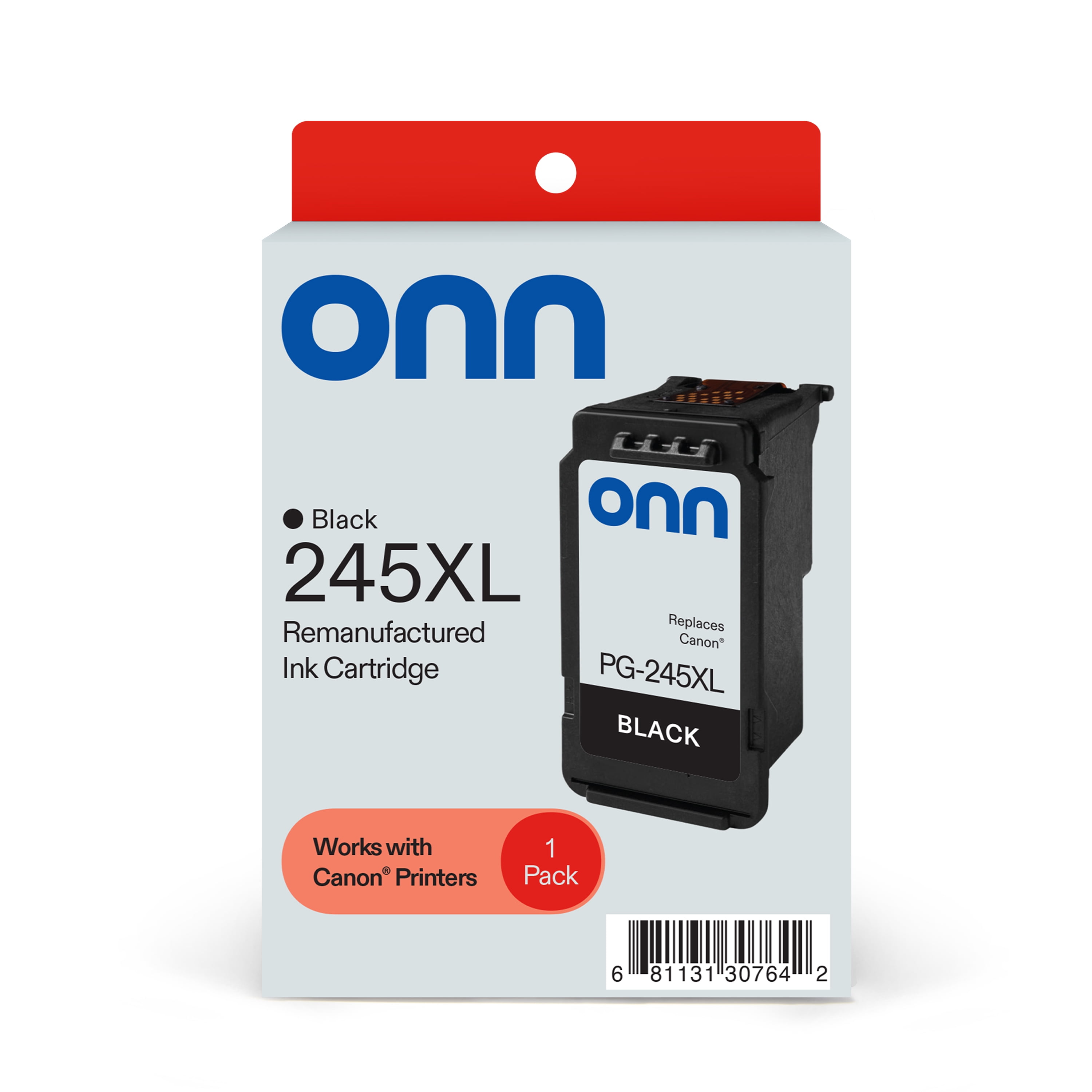 (2 pack) onn Canon 245XL Black Ink Cartridge (Remanufactured)