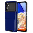 thumbnail image 1 of For Samsung Galaxy A55 5G Case PC+TPU Card Holder Hidden Pocket Anti-Scratch Cover - Yellow, 1 of 5