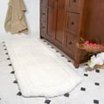 thumbnail image 2 of Chesapeake Paradise 3pc Memory Foam Ivory Bath Rug Set (22"x60" & 21"x34" & 17"x24"), 2 of 7