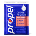 thumbnail image 6 of (15 pack) Propel Clear Protein, 20g Protein, Zero Sugar, Peach Ginger, Powdered Clear Protein Drink Mix, 0.98 oz, 6 of 13