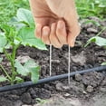 thumbnail image 4 of 50Pcs U Shape Garden Landscape Stakes, Galvanized Steel Heavy-Duty  Lawn Pine Nails, Ground Sod Turf Pins for Orchard, Yard, Tents and Farms,  6 Inch, 4 of 9