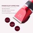 thumbnail image 2 of Tignapoo Premium Hair Clipper Set for Adults & Kids - Gold Color with Comprehensive Accessories (Charger, Cleaning Brush, Comb, 4 Guide Combs, Steel Scissors, Haircut Cloth, & Storage Bag), 2 of 6