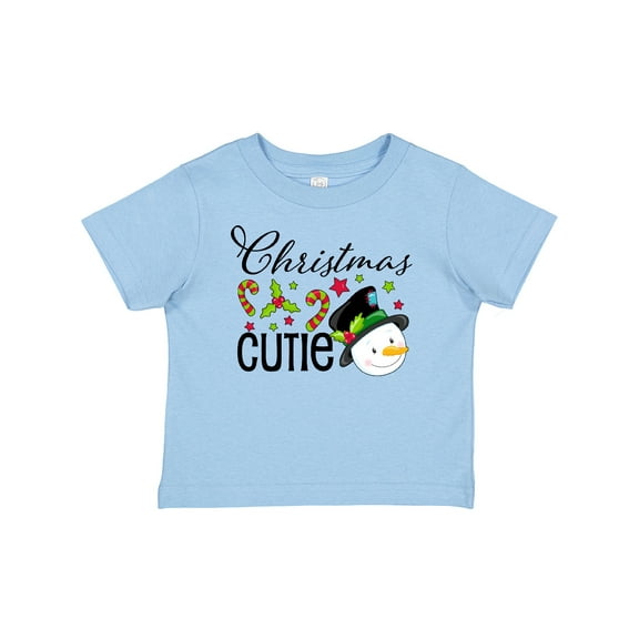 Inktastic Christmas Cutie Snowman Boys or Girls Baby T-Shirt