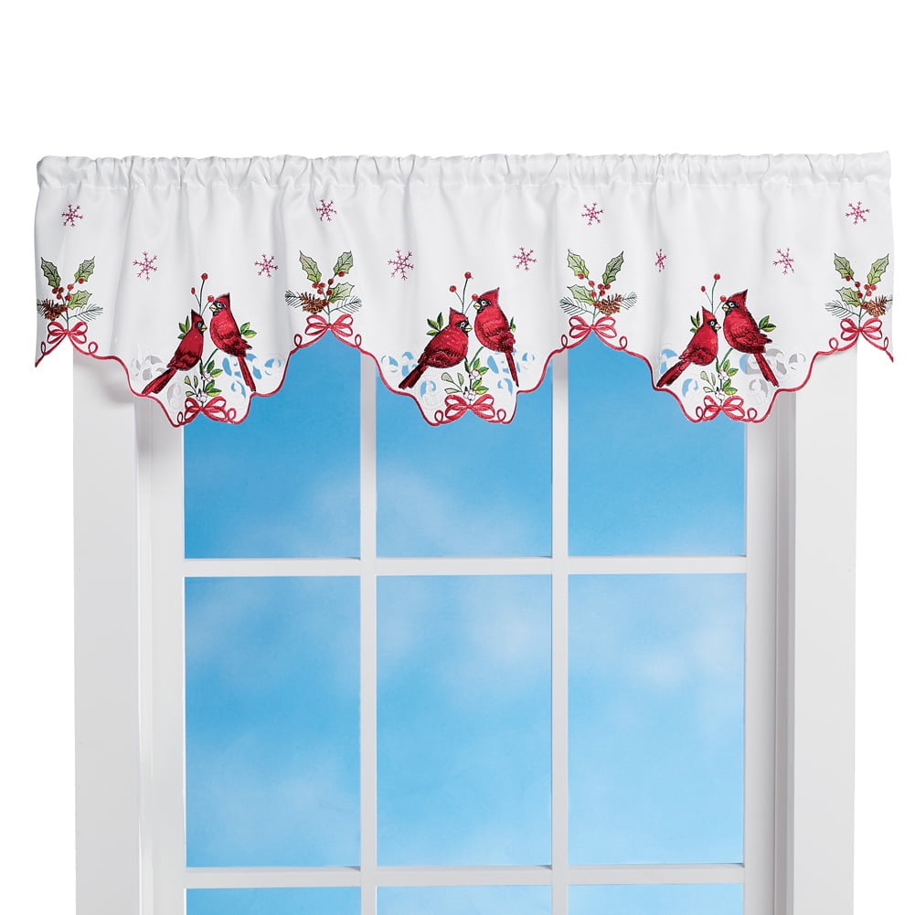 Christmas XMAS Door Window Curtain Valance Holiday Home Décor 