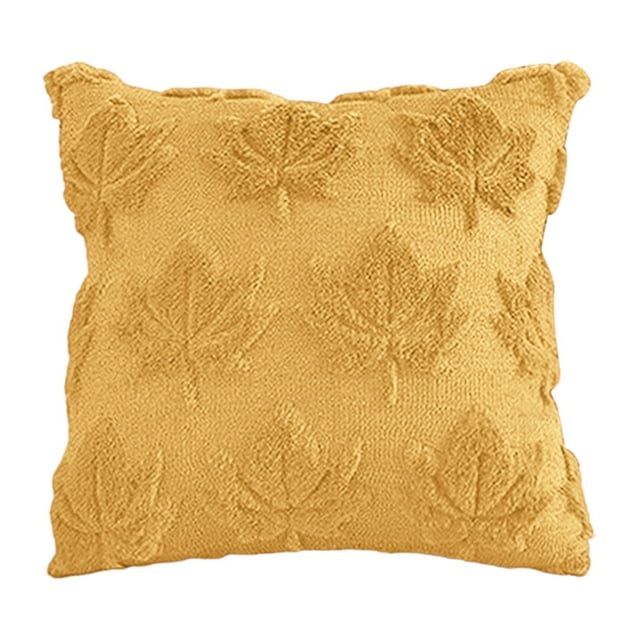 Autumn Thanksgiving Decorative Pillow Covers with Maple for Sofa Couch Seasonal Home