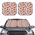 thumbnail image 2 of Yiaed Hand Drawn Tomatoes Print Car Front Windshield Sun Shade,Foldable Anti-UV Car Sunshade for Front Window for Most Vehicles-Large, 2 of 5