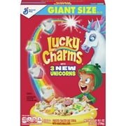 Lucky Charms Gluten Free Kids Breakfast Cereal with Marshmallows, Giant Size, 26.1 oz