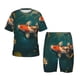 thumbnail image 1 of Balery Koi Pond Lilies Conjunto de Pijama Infantil de Manga Corta con Estampado – Ropa de Dormir de Algodón Suave-Large, 1 of 6