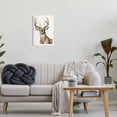 thumbnail image 2 of Stupell Industries Elk Portrait Wildlife Animals & Insects Painting Unframed Art Print Wall Art, 13 x 19, 2 of 6