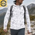 thumbnail image 5 of Men's UPF 50+ Sun Protection Hoodie Jacket Full Zip Long Sleeve Camo Sun Shirts Lightweight Hiking Fishing Outdoor, 5 of 8