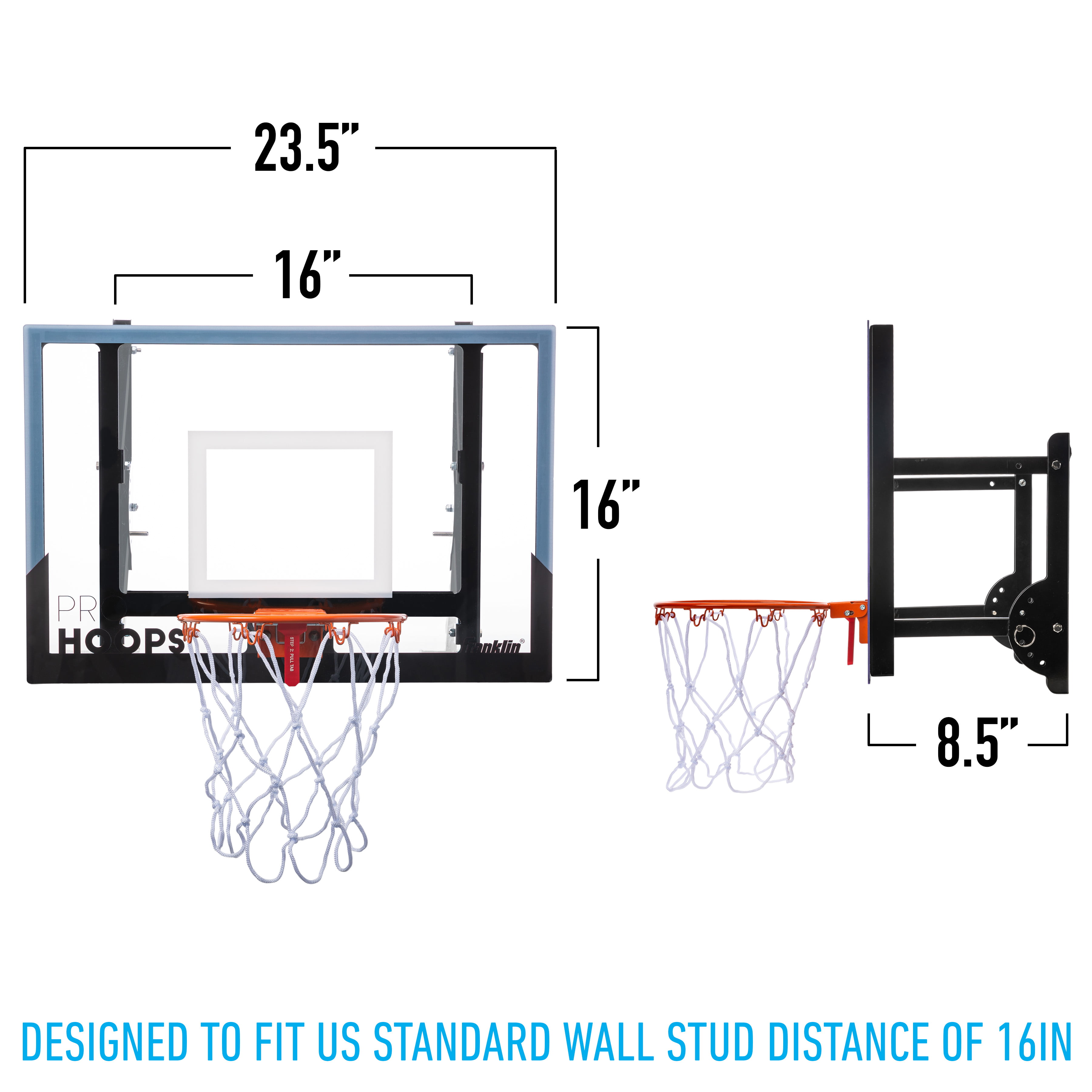 Franklin Sports Indoor Mini Basketball Hoop with Automatic Rebounder a –  Meubon