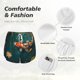 thumbnail image 4 of Balery Koi Pond Lilies Pantalones cortos deportivos para mujer con forro y dos bolsillos, elásticos, para entrenamiento, gimnasio, yoga-Large, 4 of 7