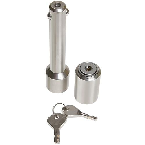 Bulldog Broche d'Attelage de Remorque 7030200 Professionnel; Broche Droite; Diamètre 5/8 Pouce; pour Utilisation avec Attelage Classe III/IV; avec Serrure à Clé; Simple; Convient au Récepteur 2 Pouces