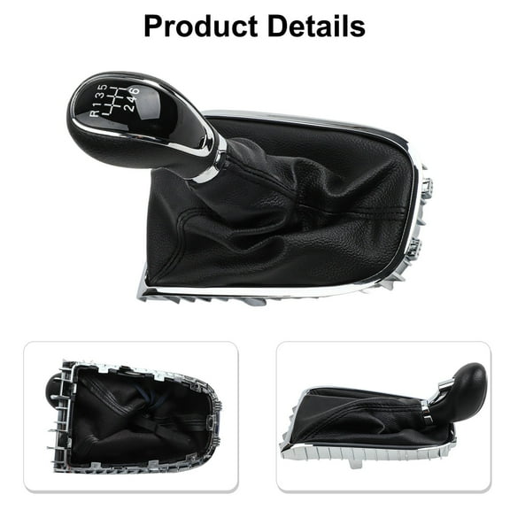 For Excelle For OPEL FOR Astra 2009-14 6 Speed Gear Shift Knob With Gear Shift Knob Lever Shifter-Stick Gaiter Boot Cover