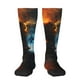 thumbnail image 1 of Balery Red And Blue Fire Cat Calcetines novedosos Calcetines deportivos Calcetines hasta la rodilla Calcetines de algodón Calcetines originales y geniales, 1 of 6