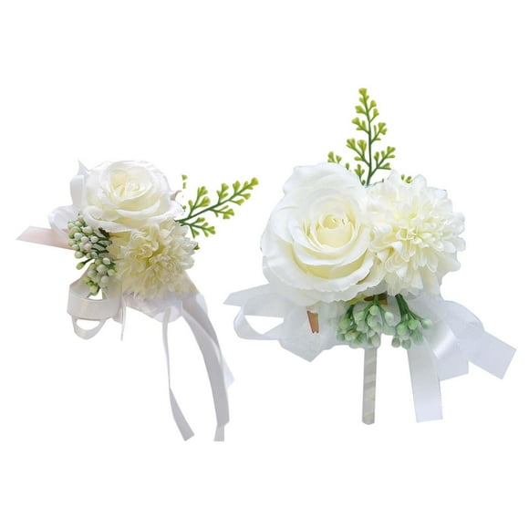 Boutonniere de Ramillete de Muñeca Hecho para 15x12cm Yotijar Ramillete de pulsera