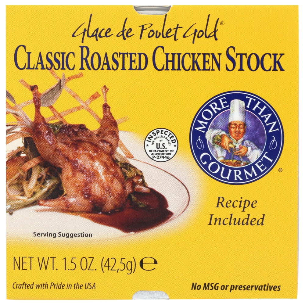 More Than Gourmet Glace De Poulet Gold Classic Roasted Chicken Stock, 1