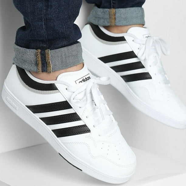 Adi-das Hoops Men's Athletic Shoe White Sneakers Footwear Casual Trainers #985