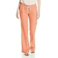 thumbnail image 3 of Pantalones palazzo anchos con cordón de lino suave para mujer: color liso, cintura ajustable, corte fluido para uso informal/viajes, mezcla de lino transpirable, 3 of 8