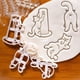 thumbnail image 2 of Cortadores de Galletas de de Plástico con Forma de Trasero de Gatito, Molde para Galletas, Sello, Utensilios para Hornear, Molde de Mano para Hornear Galletas DIY, 2 of 5