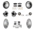 thumbnail image 1 of Transit Auto Front Rear Wheel Hub Bearing Assembly Coated Disc Brake Rotor and Ceramic Pads Kit (10Pc) for Car 2013-2014 Acura ILX 1.5L with FULL HYBRID EV-GAS (FHEV) engine Left Right Side KBB-113256, 1 of 2