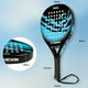thumbnail image 4 of CAMEWIN 2 Palas de Pádel con Fundas, 2 Raquetas y 4 Pelotas,Kit de Raquetas para Pádel Fabricadas 100% Fibra de Carbono y Núcleo de Espuma Flexible de Memoria EVA, para Principiantes e Intermedios, 4 of 8