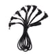 thumbnail image 2 of Adaptador de pedal de efectos para guitarra eléctrica, cable de alimentación de 9 V y 1 A, color negro 8 maneras, 2 of 8