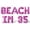 Pink, variant on Letter Balloons - BEACH IM 35 16" Inch Alphabet Letters Foil Mylar Balloon 35th Birthday Party Banner (Gold)