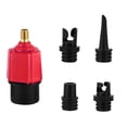 thumbnail image 1 of Sonducket Adaptador de bomba Válvulas prácticas Compresor Adaptadores de válvula de aire de nylon Tablero de boquillas Suministros para Deportes acuáticos Rojo, 1 of 6