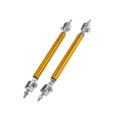 thumbnail image 1 of Unique Bargains 2pcs 10cm/3.94in Adjustable Front Bumper Lip Splitter Strut Rod Tie Gold, 1 of 6