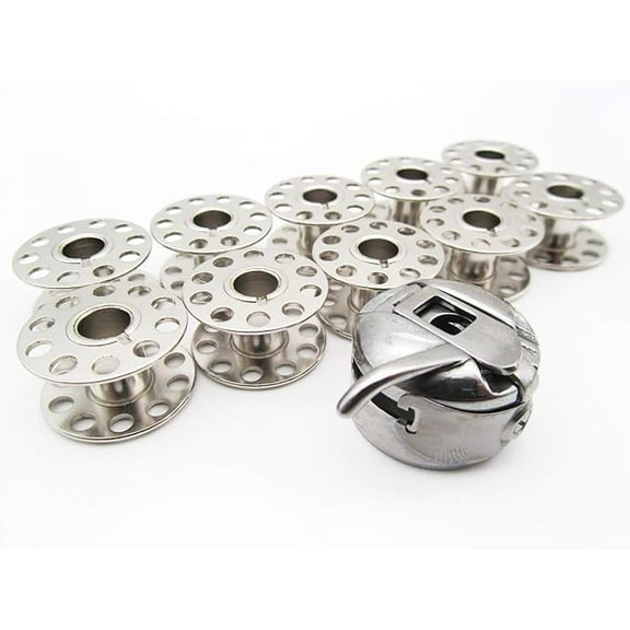 Teamwork -1PCS Bobbin CASE #200909107 43725 & BOBBINS FIT for Kenmore 158&385 Sewing Machines