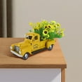 thumbnail image 3 of Charming Vintage Metal Truck with Sunflowers and LED String Lights for Farmhouse Decor, 3 of 4