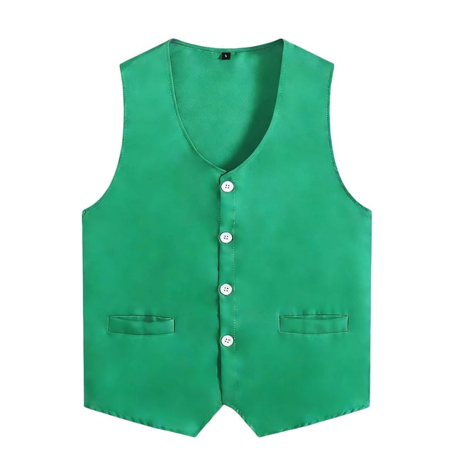 Elegant Formal Vest for Boys Kids Teens Speech Performance Party Jacket Suit