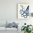 thumbnail image 3 of Trademark Fine Art 'Blue Octopus On Cream C' Canvas Art by Fab Funky, 3 of 3